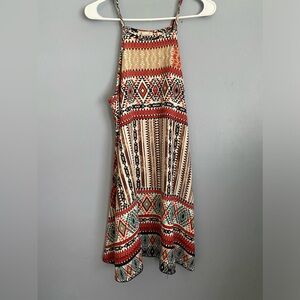 Nice print flowy dress